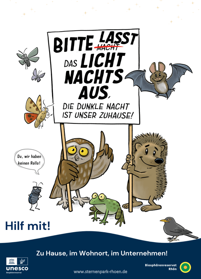 TEXTANGEBOT FÜR WEBSEITEN: Nur Naturlicht im Wohnort und Garten – Licht aus für die&nbsp;Arten!