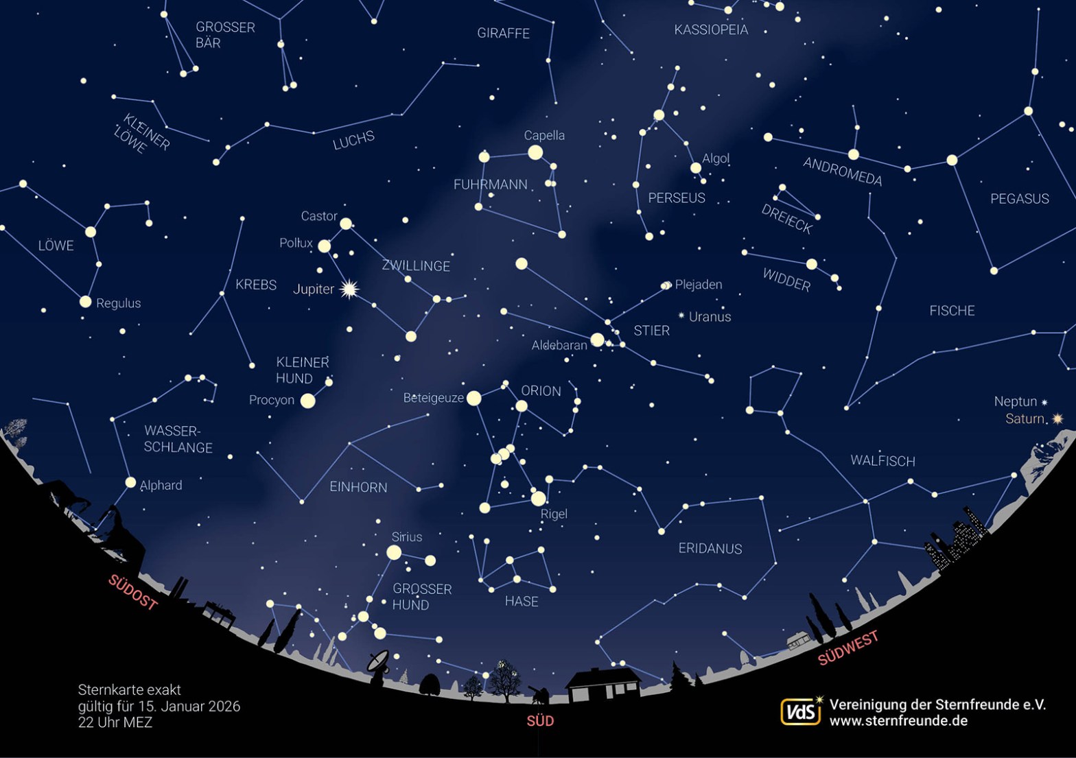 Sternreiche himmlische Aussichten für den Januar&nbsp;2026
